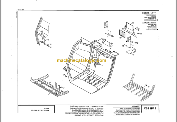 MANITOU MSI20D 25D 30D S2-E2 PARTS CATALOGUE