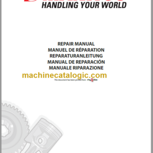 Manitou MLT 741 - 120 H Series 3 - E3 Repair Manual