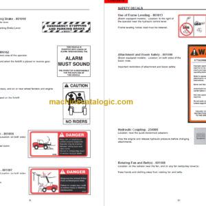 MANITOU MSI30 D Turbo S2-E3 OPERATOR’S MANUAL