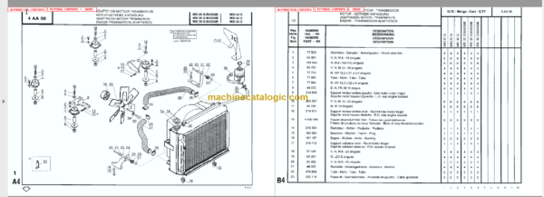 MANITOU MSI 30 LPG PARTS MANUAL