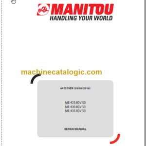 MANITOU ME 425 80V S3 REPAIR MANUAL