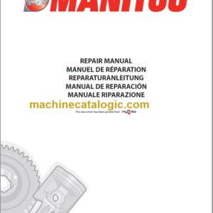 Manitou MLT 725 Series 2-3 Repair Manual