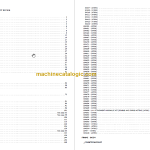 MANITOU M2 26 CP PARTS CATALOGUE