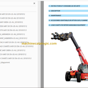 Manitou MHT 10180 MINING 129M OPERATOR’S MANUAL