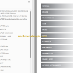 Manitou MRT 3050 Privilege ST3A REPAIR MANUAL