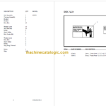 MANITOU 8300 Series Parts Manual
