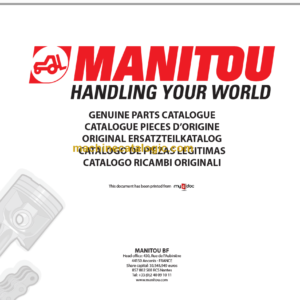 MANITOU M2 30 CP PARTS CATALOGUE