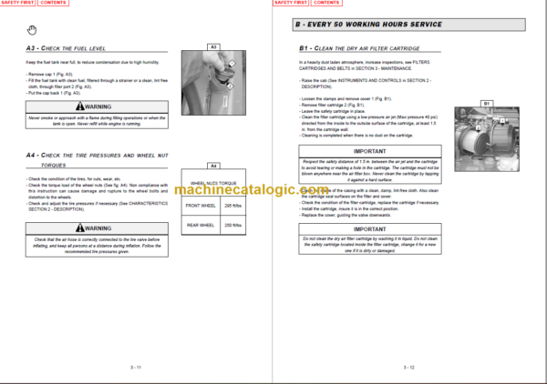 MANITOU MSI 50D OPERATOR SERVICE MANUAL