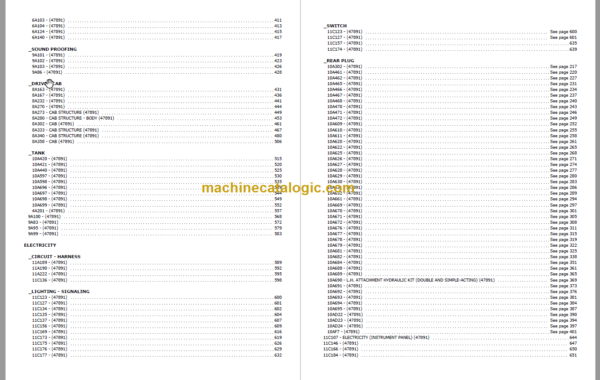 MANITOU M2 30 CP PARTS CATALOGUE