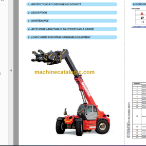 Manitou MHT 10230 MINING 129M OPERATOR’S MANUAL