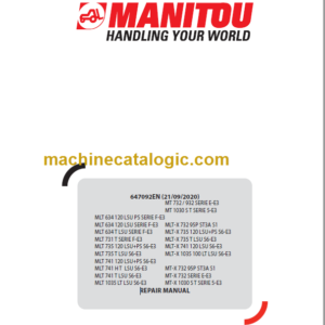 Manitou MLT-X 735 T LSU S6-E3 Repair Manual