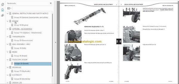 Manitou MLT 940 H Series 3 - E3 Repair Manual