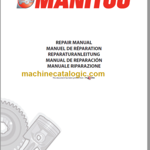 Manitou MLT 741 H Series 3-E3 Repair Manual