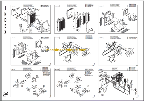 Manitou MLT 735 S4-E3 PARTS MANUAL