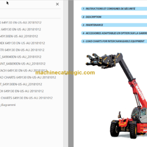 Manitou MHT-X 10180 MINING 129M OPERATOR’S MANUAL