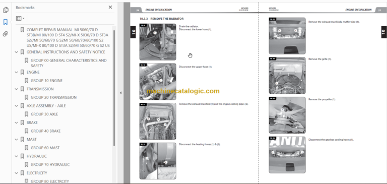 MANITOU MI 80 D ST4 S2 REPAIR MANUAL