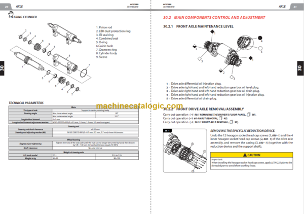 MANITOU ME 435 80V S3 REPAIR MANUAL