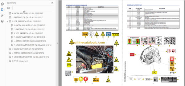 MHT-X 10180 MINING 129M ST3A S1 OPERATOR'S MANUAL