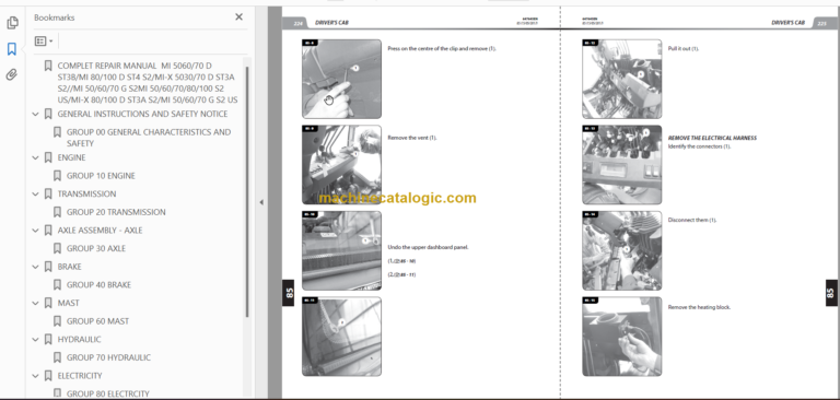 MANITOU MI 80 D ST4 S2 REPAIR MANUAL