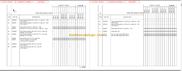 MANITOU M30-40-50 2 H L TIER II PARTS MANUAL