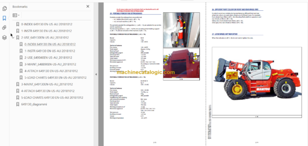 MHT-X 10180 MINING 129M ST3A S1 OPERATOR'S MANUAL