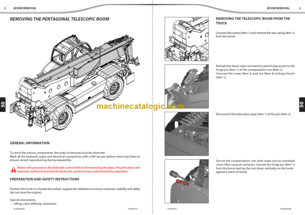 Manitou MRT 3255 PRIVILEGE 647488EN REPAIR MANUAL