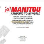 Manitou MLT 523 Turbo PARTS CATALOGUE
