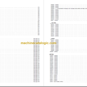 MANITOU M4 30 CP PARTS CATALOGUE