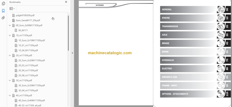 Manitou MLT 735 T LSU Repair Manual