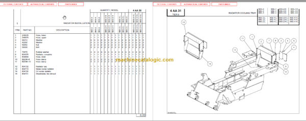 MANITOU M30-40-50 4 H L TIER II PARTS MANUAL