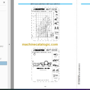 Manitou MHT-X 10230 MINING 129M OPERATOR’S MANUAL