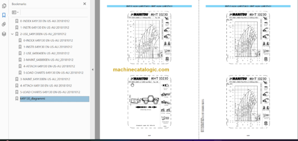 MHT-X 10230 MINING 129M ST3A S1 OPERATOR'S MANUAL