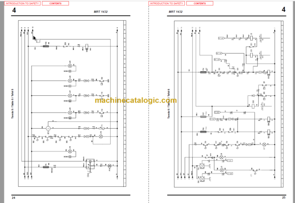 Manitou MRT 1432 400° M SERIES E-2 SERVICE MANUAL