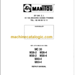 MANITOU M40-4 REPAIR MANUAL