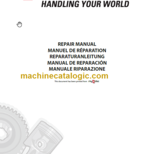 MANITOU ME420 SERIES 2 REPAIR MANUAL