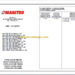 Manitou MLT 731 Turbo Série C - E2 PARTS CATALOGUE
