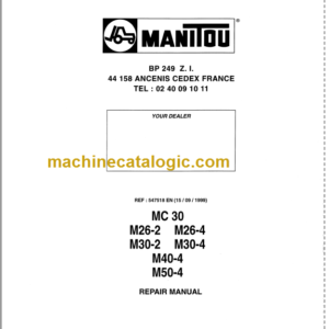 MANITOU M40-4 REPAIR MANUAL