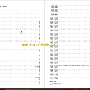 MANITOU M4 40 CP PARTS CATALOGUE