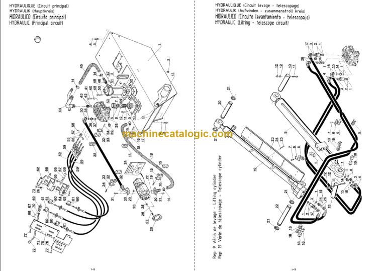 Manitou MLT 626 Repair Manual 09.1989