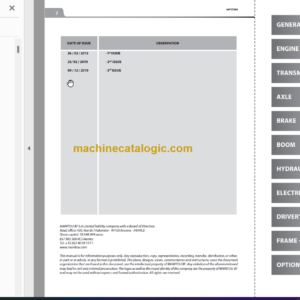 Manitou MRT 1850 PLUS-E3 2019 REPAIR MANUAL