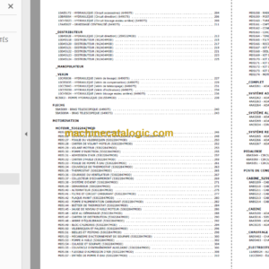 Manitou MLT 960 104J ST4 S2 PARTS CATALOGUE