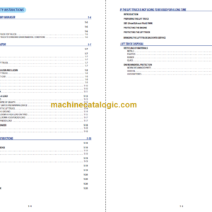 Manitou MXT 840 Operator’s Manual