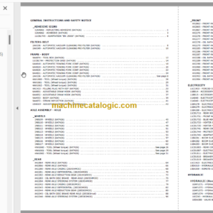 Manitou MLT 735 120PS ST3B PARTS CATALOGUE