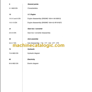 MANITOU M40-4 REPAIR MANUAL