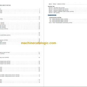 MANITOU ME315 316 318 320 48V S2 Part Catalogue