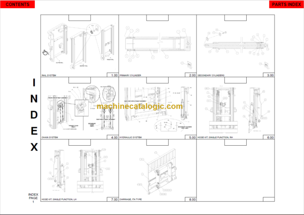 MANITOU 805441 Series Parts Manual