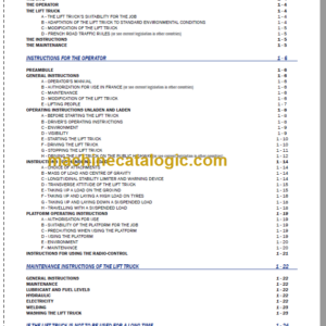 Manitou MHT 10180 L-E3 OPERATOR’S MANUAL