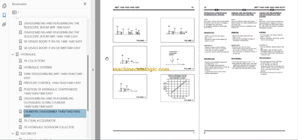 Manitou MRT 1440 EASY IT-EN-DE REPAIR MANUAL