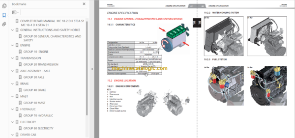 MANITOU MC 18-2 D K ST3A S1 REPAIR MANUAL