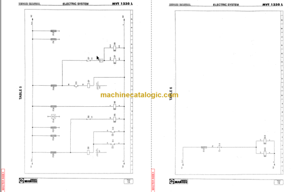 Manitou MVT 1230 L Comfort Line Repair Manual